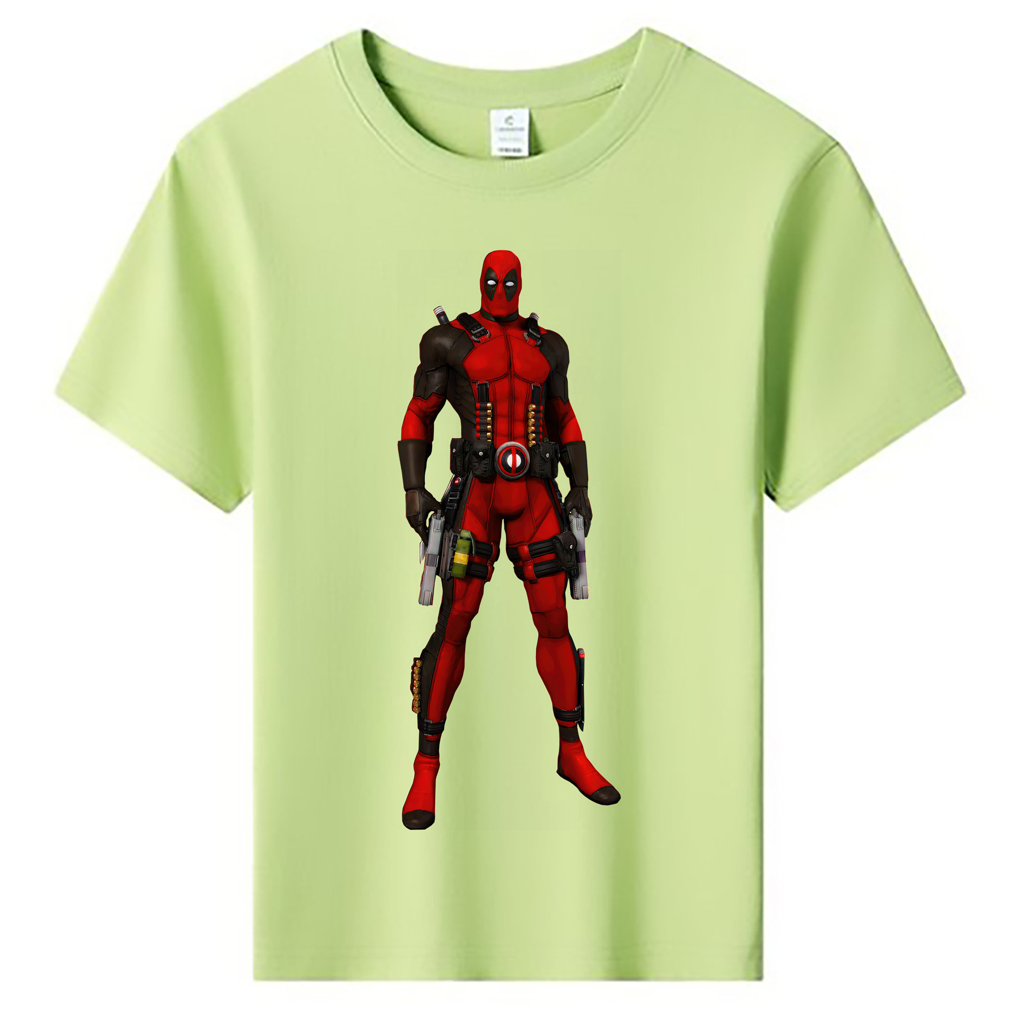 （画像用） Deadpool デッドプール 綿100％キッズTシャツ（フロントプリント）